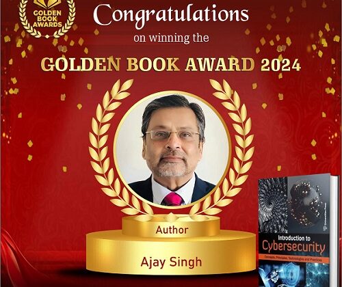 An Empowering Book ‘Introduction to Cybersecurity’ Receives Golden Book Award 2024