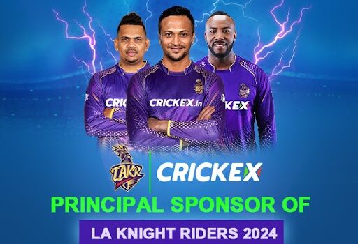 Crickex Announced as Principal Sponsor of LA Knight Riders for Major League Cricket 2024