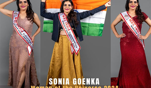 Sonia Goenka from MIQS Won Golden Heart at Woman of the Univesre 2024 at Istanbul, Turkey