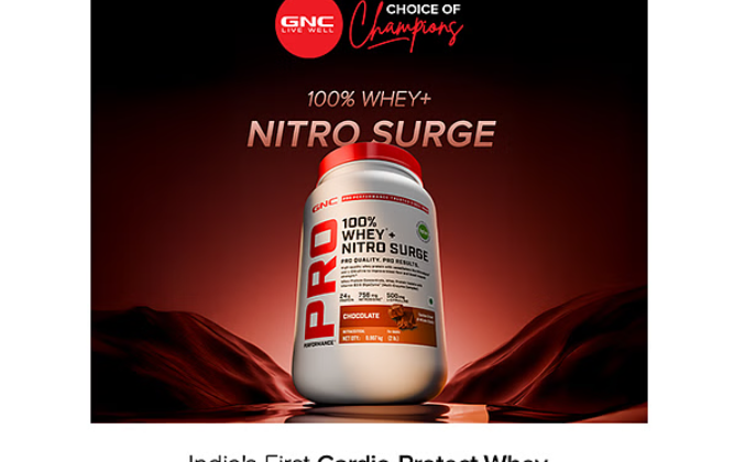 GNC India launches India’s first Whey Protein with cardio-protective formulation